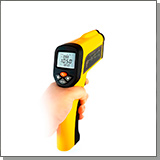 Промышленный цифровой портативный высокотемпературный инфракрасный термометр Hti HT-6885 (-50~+1050°C)