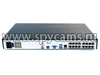 16 канальный сетевой IP регистратор SKY NP5016-POE - задняя панель с разъемами для подключения