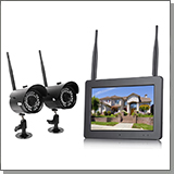 Беспроводная система видеонаблюдения - комплект для дома и дачи