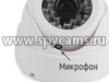 Купольная IP-камера HDcom-125-A2 с облачным хранением и микрофоном