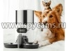 Автоматическая кормушка с 2 тарелками для кошек и собак SAW-AK16 - пример использования