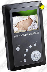 Мобильный видеорегистратор с LCD экраном и датчиком движения - JS-999-dd.